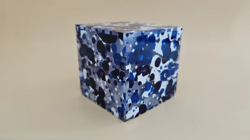 Custom laser cut box with finger joints