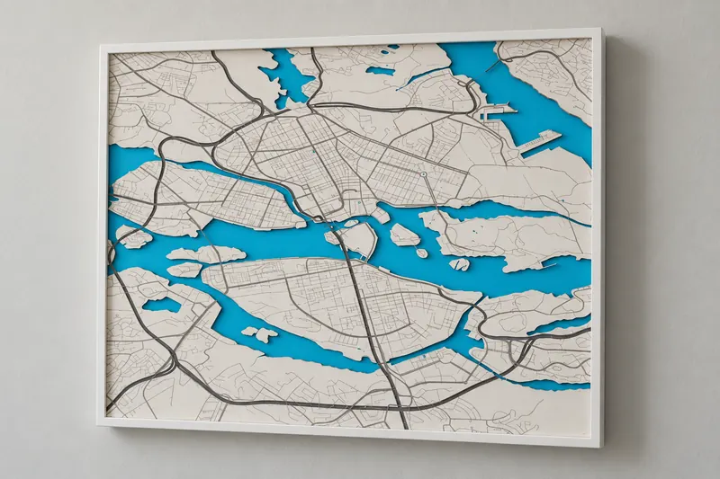 Blue Water Map Generator example