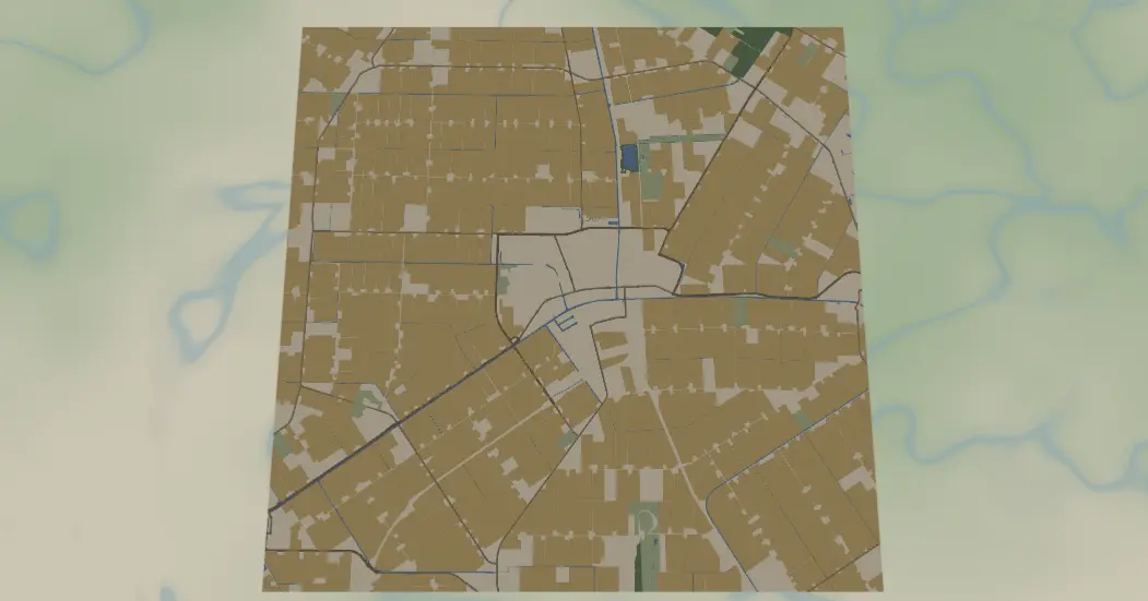 Farmland Patchwork Map
