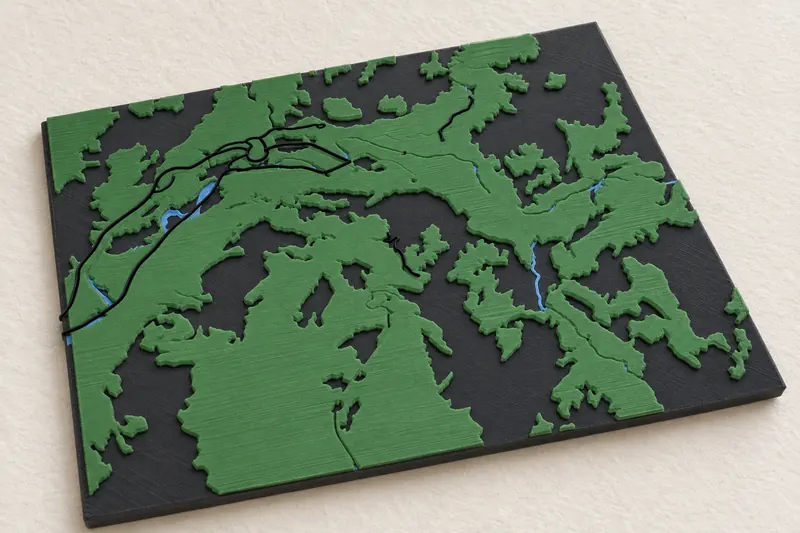 Raised Trail Relief Generator example