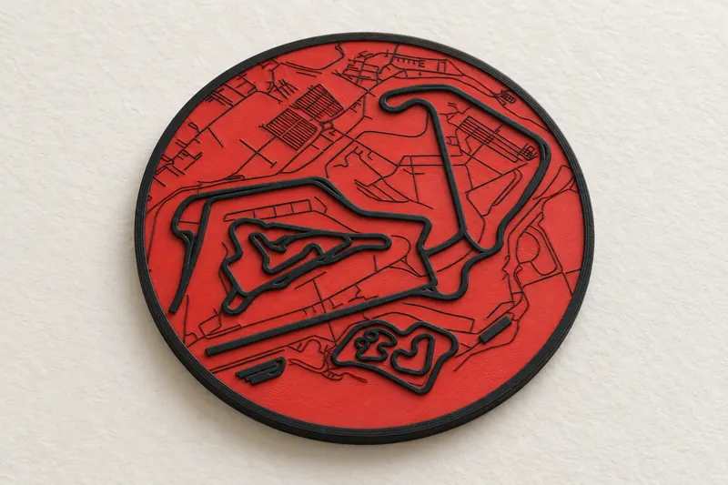 3D Printed Racing Circuit Generator example