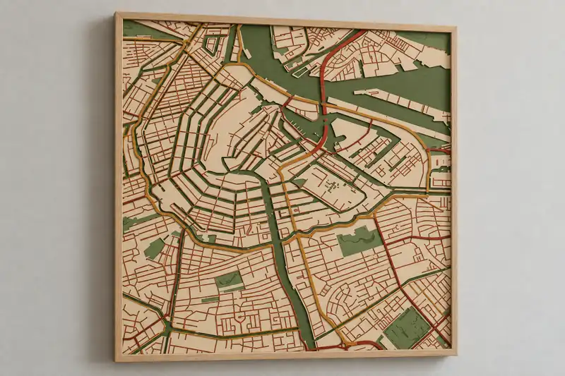 Retro 70s Map Generator example