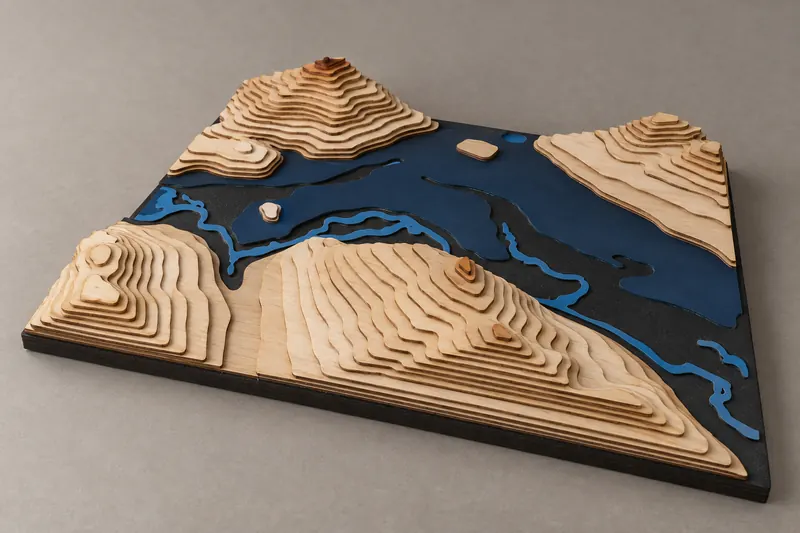 Topography Map Generator example