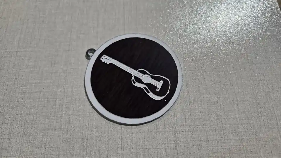 Engrave and Cut Art Ornament example