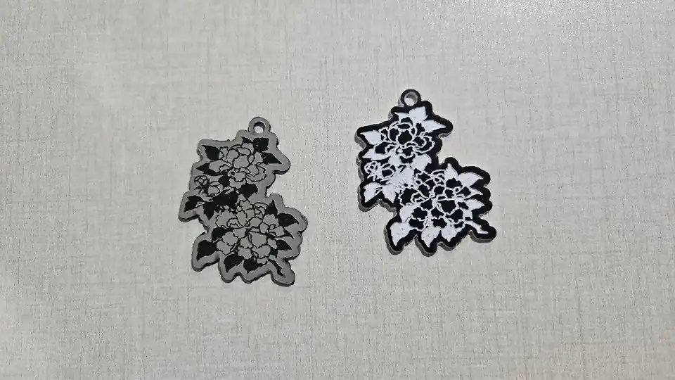Engraving Keychain Generator example