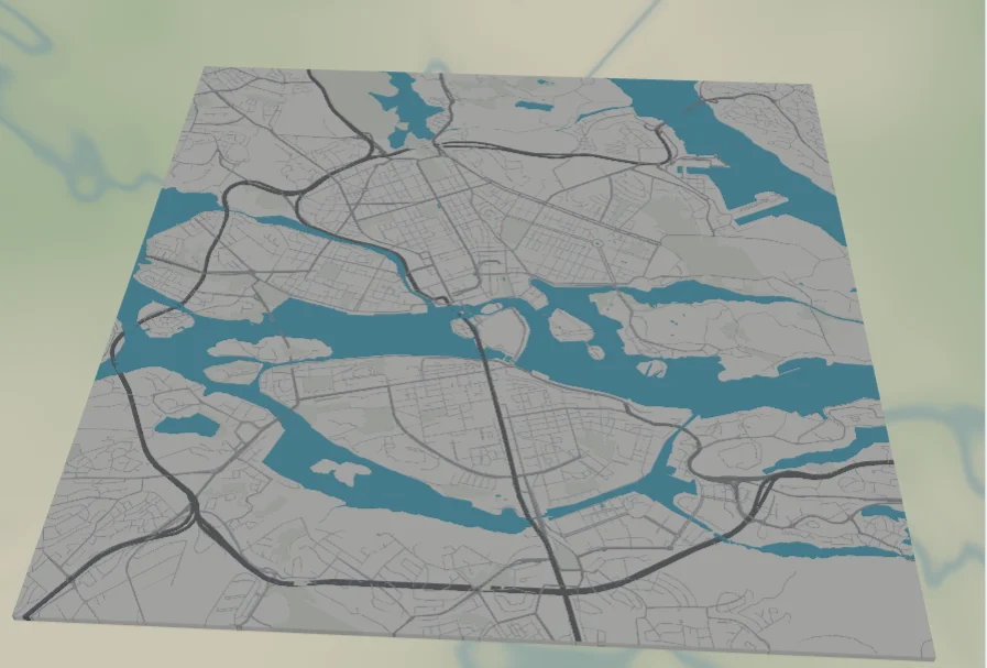 Blue Water Map Generator example