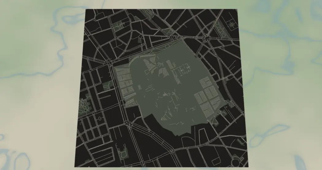 Cemetery Map preset preview