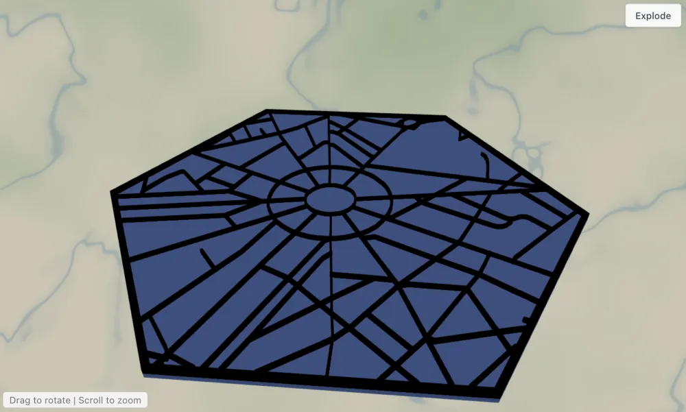City Map 3D preset preview