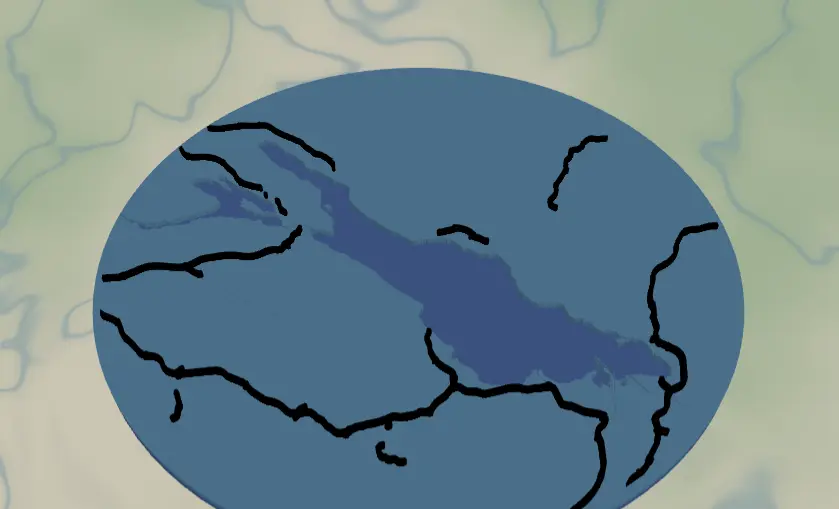 Raised Lake Relief Generator example