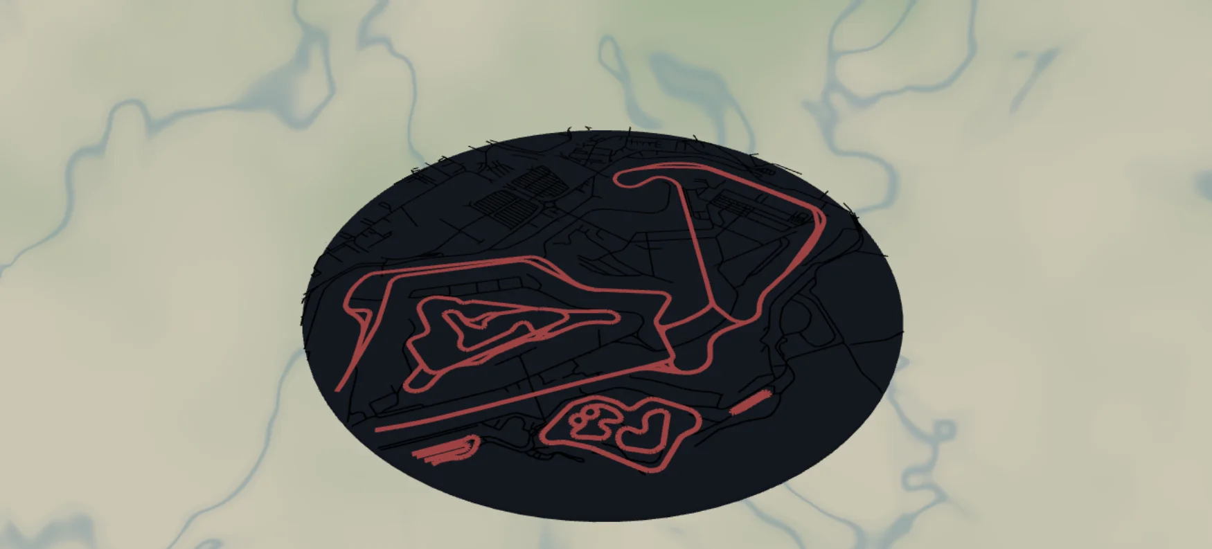 3D Printed Racing Circuit Generator example