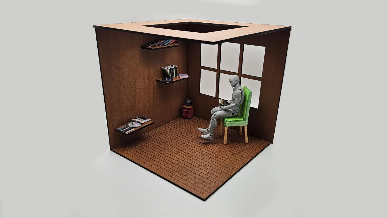 Coffee Shop Diorama Generator example