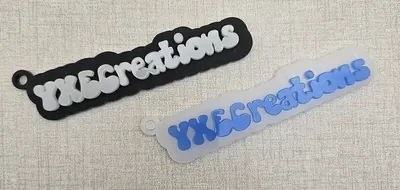 Laser Cutting Keychain Generator example