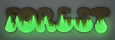 Layered Lettering example