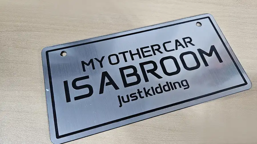 Novelty License Plate Generator example