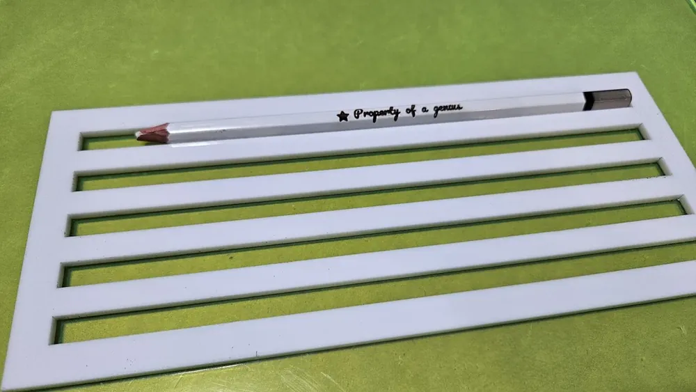 Pencil Engraving Jig example