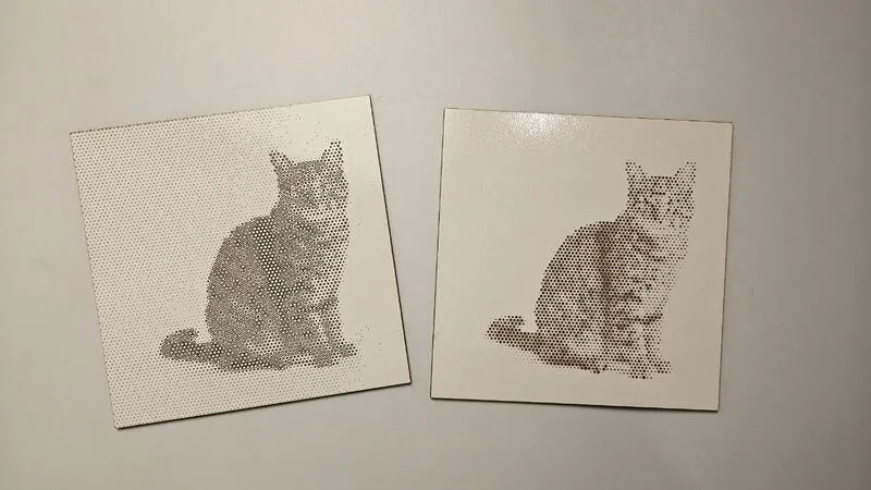 Photo Halftone Generator example