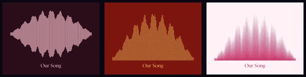 Sound Wave Art Generator example
